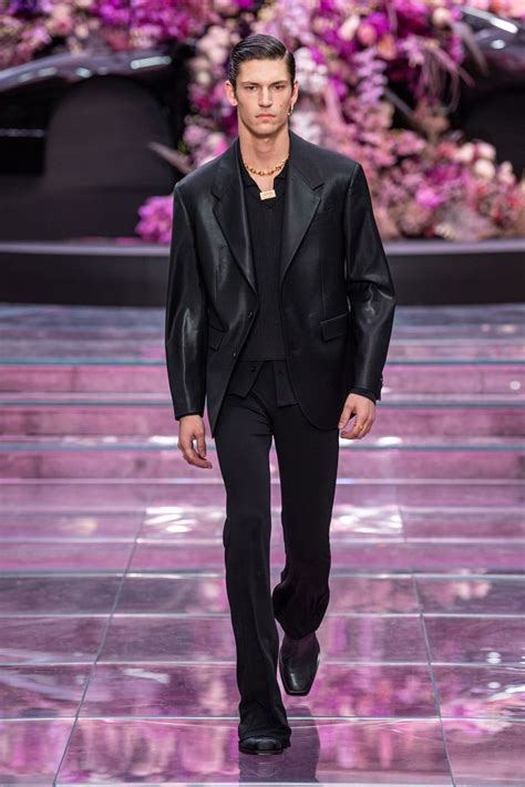 versace collection blumendruck viskose herren|versace clothing.